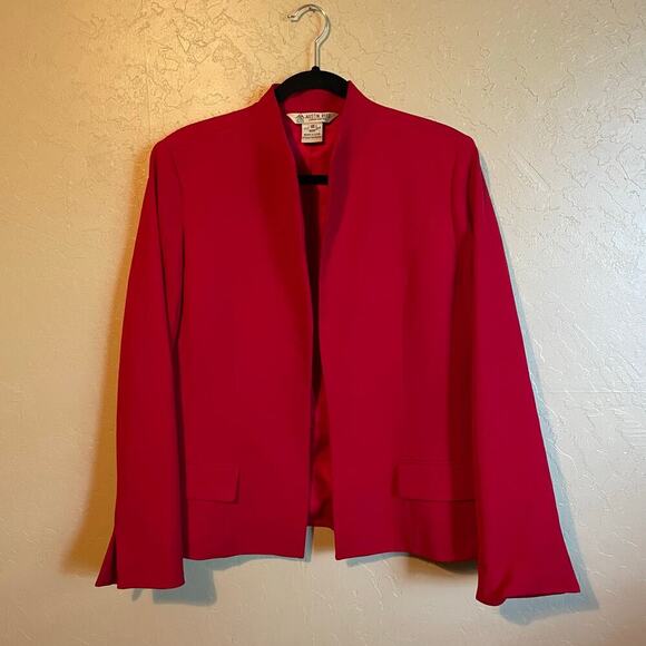 Vintage Austin Reed London Women's Wool Coat - Size 16 - Picture 2 of 6